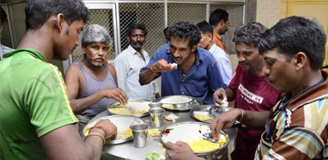 Image result for poor people eating in tamilnadu hotels